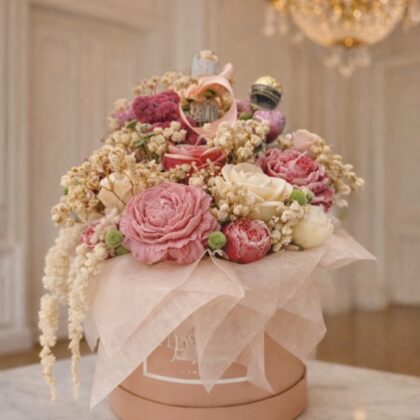 Eternal Blush Luxe Candle Bouquet