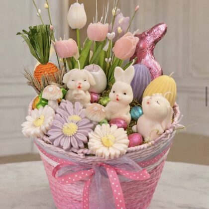 Bunny Luxe Candle Basket
